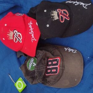 Dale Earnhardt Jr. Ballcaps (3)